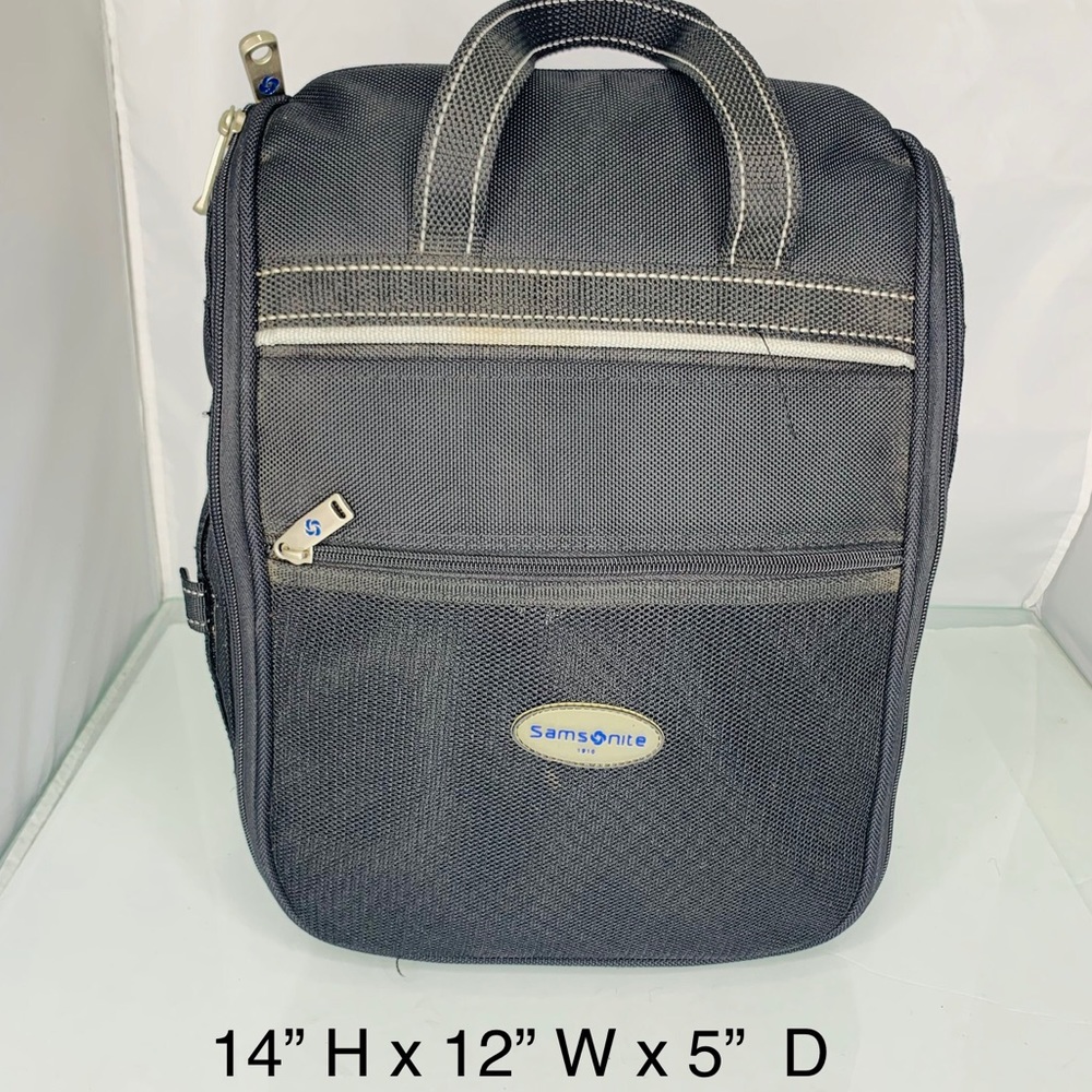 Samsonite 1910 Day Bag to Weekend Duffel Bag 14x12 - Picture 2 of 8